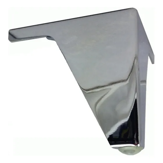Pata Metalica Cromada Brillante Reforzada Sillon Sofa P4