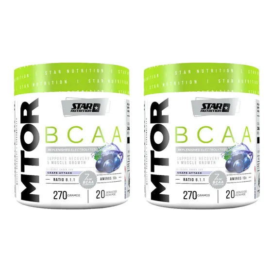 Mtor Bcaa 8.1.1 Star Nutrition 270gr X 2un - Grape Attack