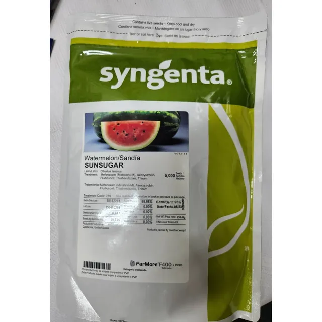 Semilla De Patilla Sunsugar Syngenta