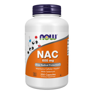 Now Foods | Nac Acetyl Cysteine | 600mg | 250 Capsules Now Foods | Nac Acetyl Cysteine | 600mg | 250 Capsules