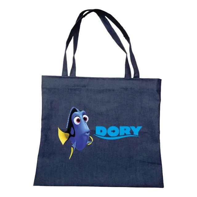 Tote Bag Estampado Dory Nemo, Pez 35 X 40 Cm.