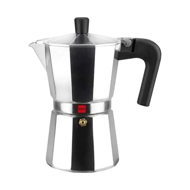 Cafetera Magefesa Kenia 3 Tazas Plateada Italiana