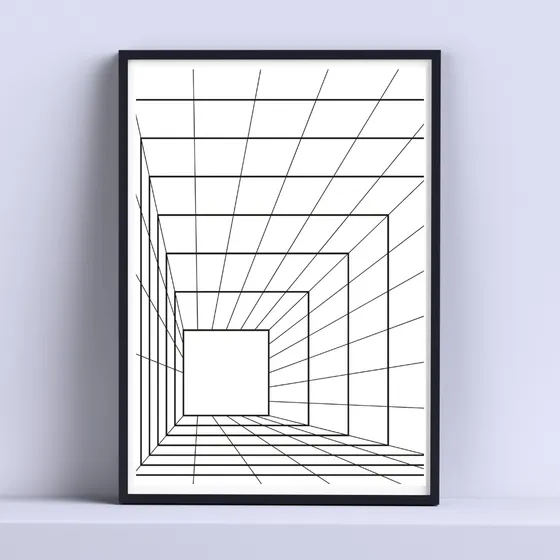 Cuadro Tridimensional Abstracto Deco 30x40cm Listo P Colgar