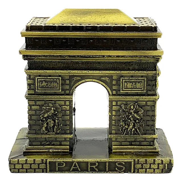 Arco Do Triunfo Souvenir Paris De Metal 