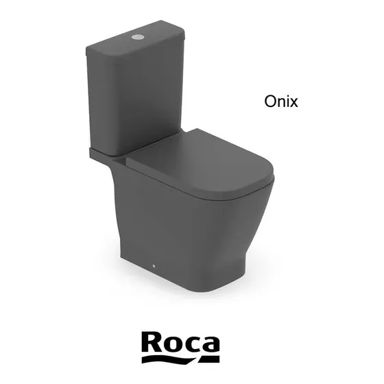 Roca Wc Onix Negra Mate Descarga Piso 9990
