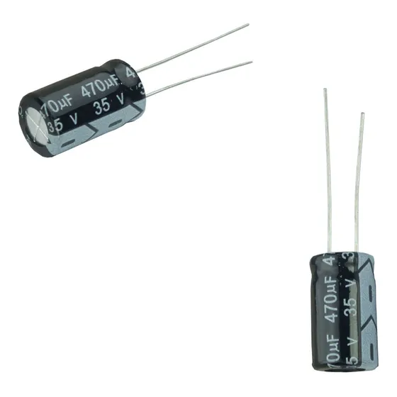 50x Capacitor Eletrolítico 470uf X 35v 105º Kit C/ 50 Peças