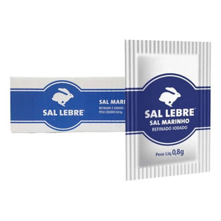 Sal Marinho Lebre Caixa Com 1000 Saches De 0,8g Sal Marinho Lebre Caixa Com 1000 Saches De 0,8g