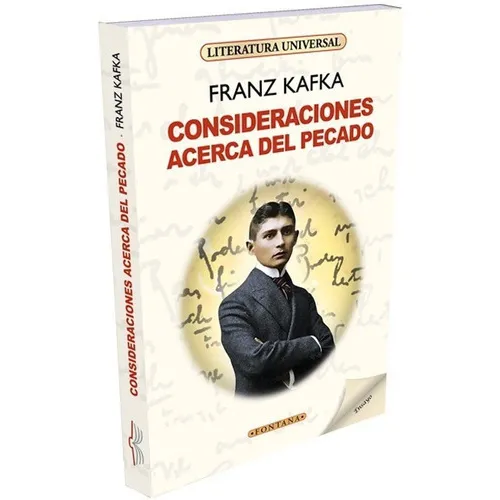 Consideraciones Acerca Del Pecado, De Franz Kafka. Editorial Fontana, Tapa Blanda En Español, 2022