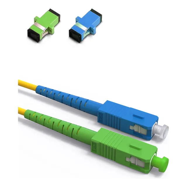 Cable De Conexión Fibra Sc/apc A Sc/upc Simplex Monomodo 25m