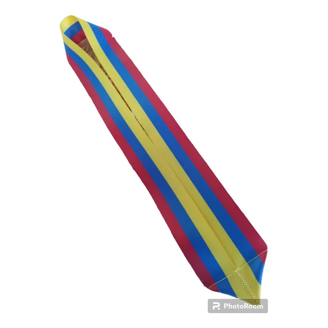 Cinta Medalla Graduacion Tricolor Lisa Para Bachiller 