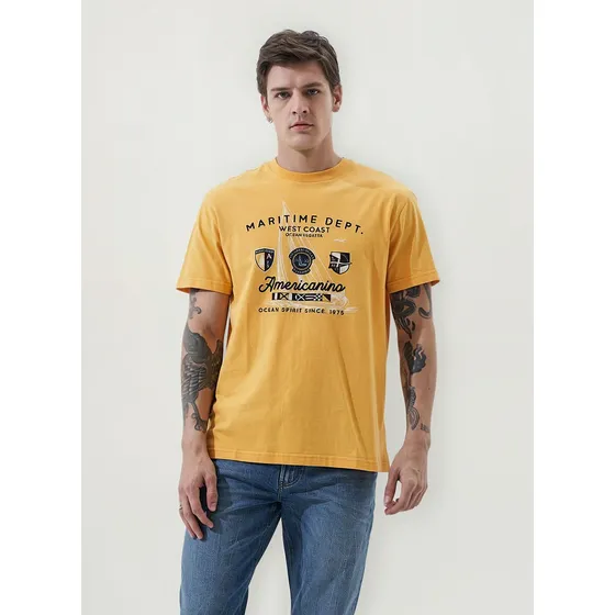 Camiseta Americanino 841f005 Naranja