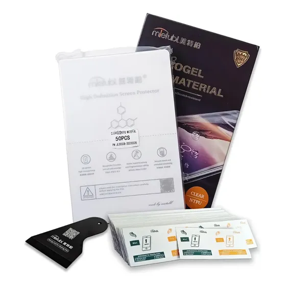 Caja Láminas Hidrogel Clear Hd 50 Unidades (originales) | Cuotas sin interés