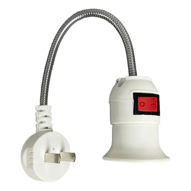 Socate E27 Flexible Para Bombillo Con Enchufe  