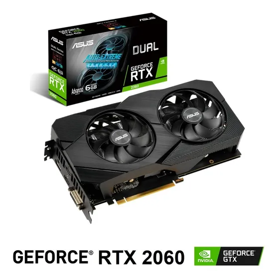 Mercado Livre Placa de vídeo Asus Geforce Rtx 2060 Evo 6gb Gddr6 image