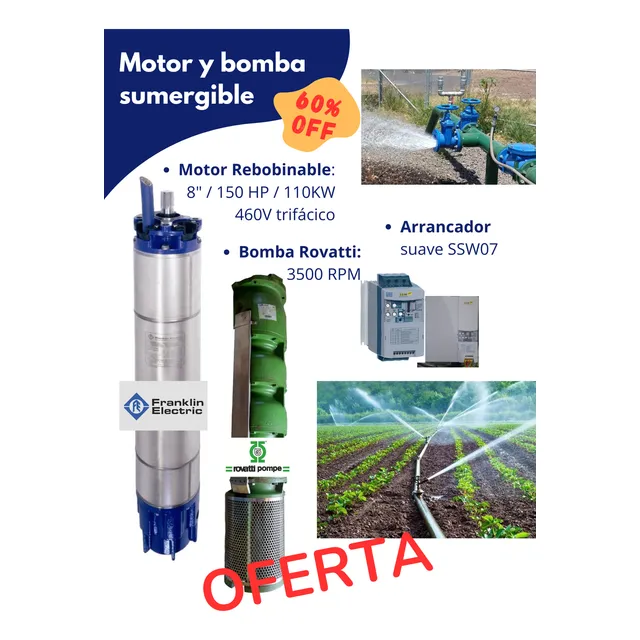 Bomba Pozo Profundo 150hp Sumergible Remato 60%off !