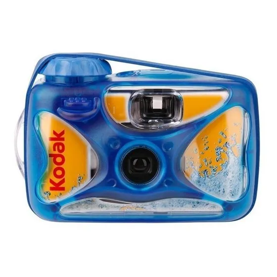 Câmera descartável Kodak Sport amarela