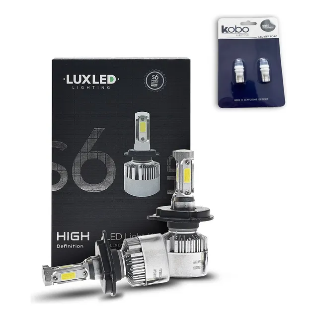 Kit Led Cree H1 C6 6ta Gen C/cooler 16000lm + 2 Led Autos