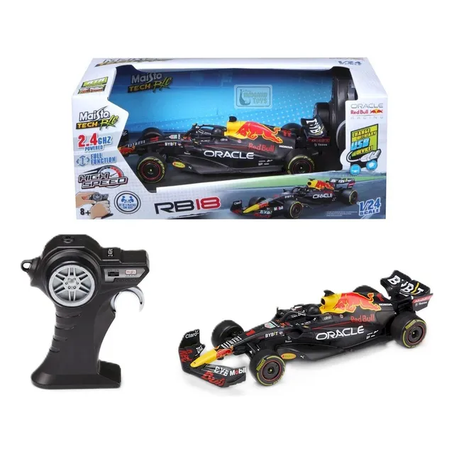 Mando A Distancia Red Bull Racing Rb18 F1 1/24 R/c