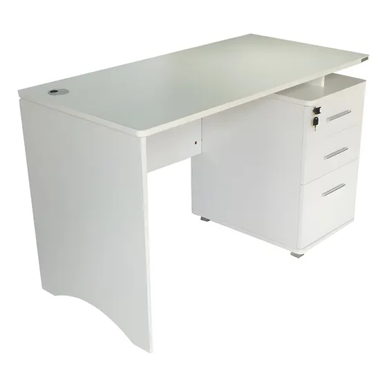 Escritorio Secretarial Toby Blanco 120cm