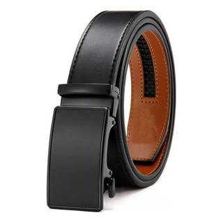 Cinturón Piel Hombre Vestir Hebilla Automatica Elegante Cint Cinturón Piel Hombre Vestir Hebilla Automatica Elegante Cint