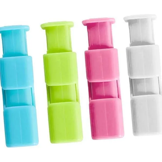 Wang 2 Juego De 4 Clips For Cerrar Bolsas De Comida,