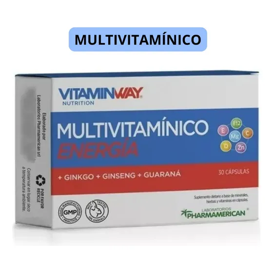 Multivitamínico Energia Vitamin Way X 30 Capsulas