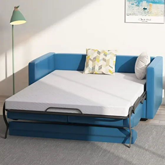 Colchón De Espuma Viscoelástica Egohome Queen Para Sofá Cama