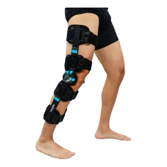 Movim | Rodillera Graduada Postoperatoria Rom Color Negro Talla Unitalla