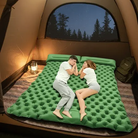 Colchao Inflavel Casal De Acampamento Dobrável 195*125*10cm