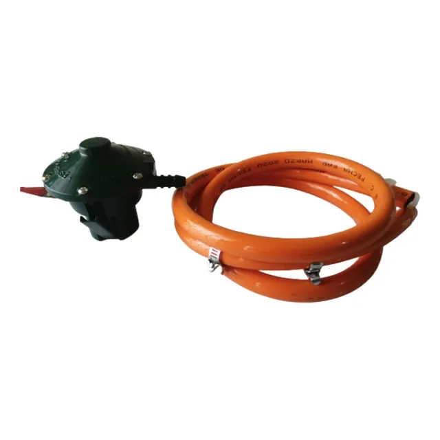 Regulador De Gas+manguera Y Abrazaderas 