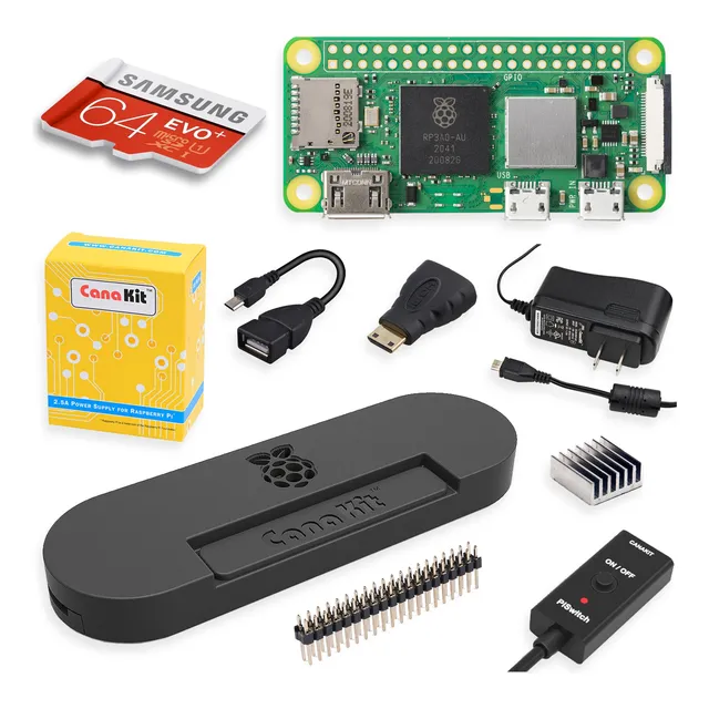 Kit De Inicio Canakit Raspberry Pi Zero 2 W Max (edición De