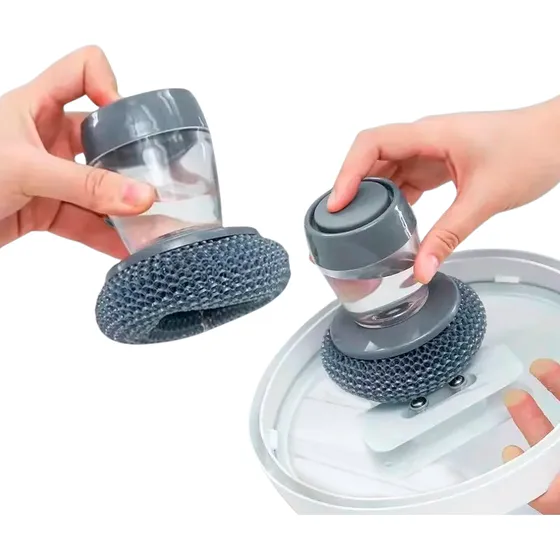 Pack Esponja Dispensador Jabón Multifuncional Para Limpiar