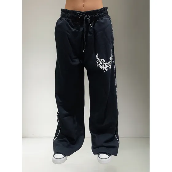 Pantalón Jogger Palazzo Pixie Rústico Muaa Mujer