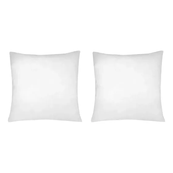 Rellenos Para Cojin Algodon Siliconado 45 X 45 Cm 2 Und Color Blanco
