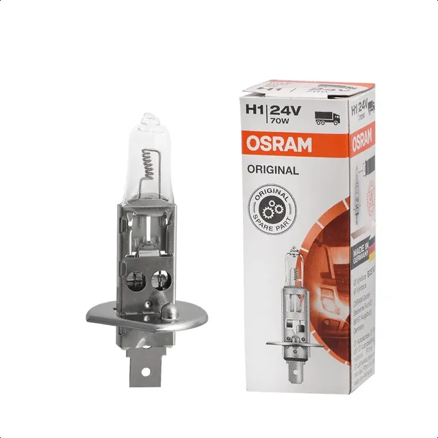 Kit 10 Lâmpadas H1 Osram 24v 70w 3200k Caminhão