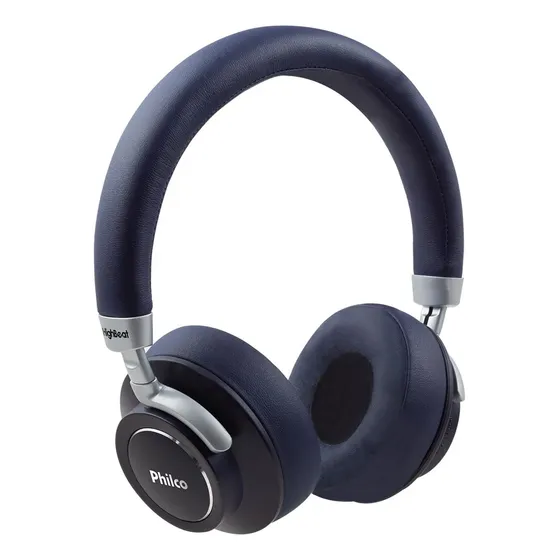 Headphone Philco Pfo03bta Bluetooth Cor Azul-marinho C/nfe