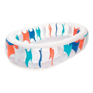Alberca Inflable Ovalada Multicolor 542l Bestway 54066 Alberca Inflable Ovalada Multicolor 542l Bestway 54066
