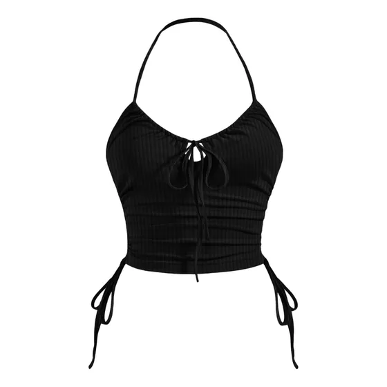 Blusinha Feminina Verão Regata Lançamento Decote Nozinho 