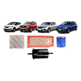 Kit Filtro Troca Completa Wega Captur Duster Logan Sandero Kit Filtro Troca Completa Wega Captur Duster Logan Sandero