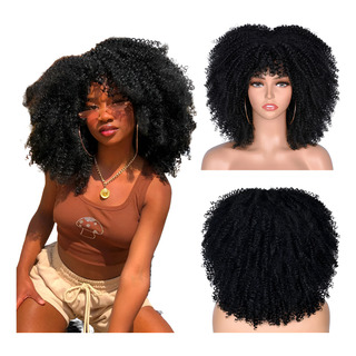 Peruca Organica Premium Cacheada Wig Aspecto De Natural Afro Peruca Organica Premium Cacheada Wig Aspecto De Natural Afro
