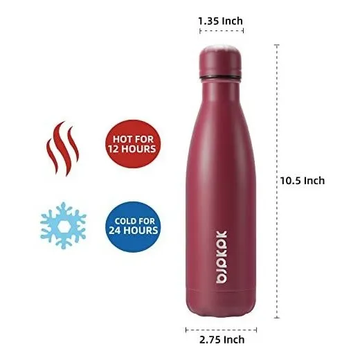 Bjpkpk Botellas De Agua De Acero Inoxidable H69ld