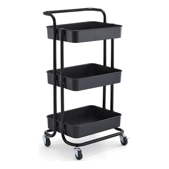 Carrito Organizador Auxiliar Multiuso Cocina Estantes Ruedas
