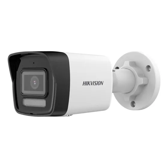 Camara Seguridad Ip Hikvision 2,8mm 2mp Ip67 Poe Con Audio Color Blanco