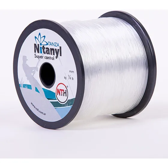Bobina Tanza Nylon Nitanyl 1/4lb 0.40mm 11kg 750 Mts Pesca Color Natural