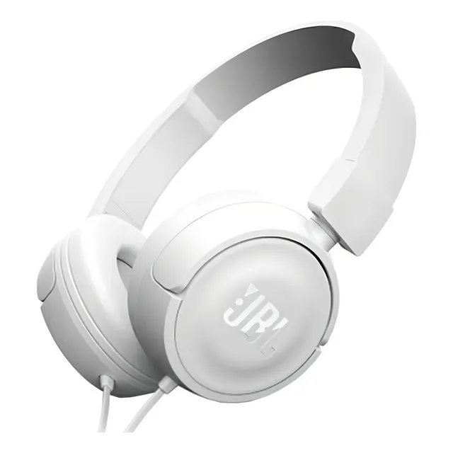 Auriculares JBL T450 JBLT450 blanco con luz LED