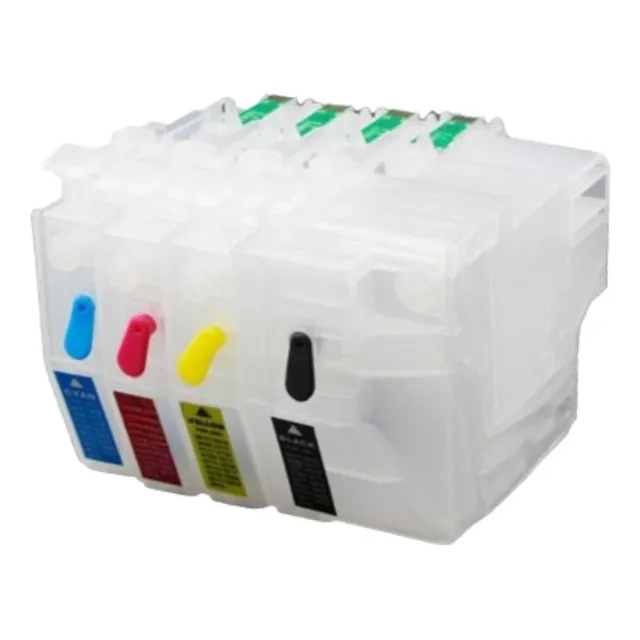 Kit 4 Cartuchos Lc3019 Lc3017 Rellenables Para 6530dw Cortos