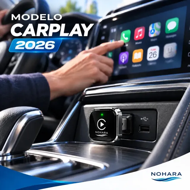 Carplay Adaptador Sem Fio Smart