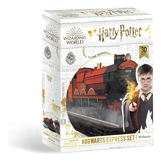 Expreso Hogwarts Harry Potter Puzzle 3d 180 Piezas