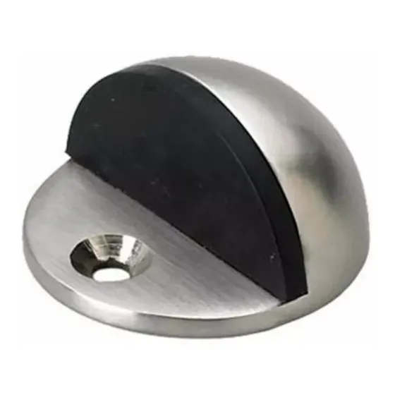 Tope Para Puerta Ovalado Media Luna Acero Incluye Tornillos
