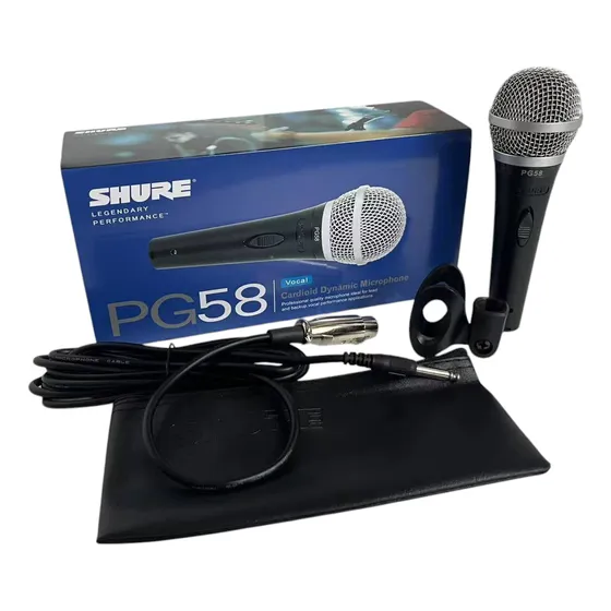 Microfono Profesional Shur Pg58 Alambrico
